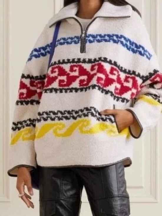 Isabel Marant Tops - Isabel Marant Étoile Marner Fleece Pullover Top